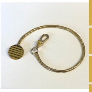 Vintage Gold Men's Pocket watch chain